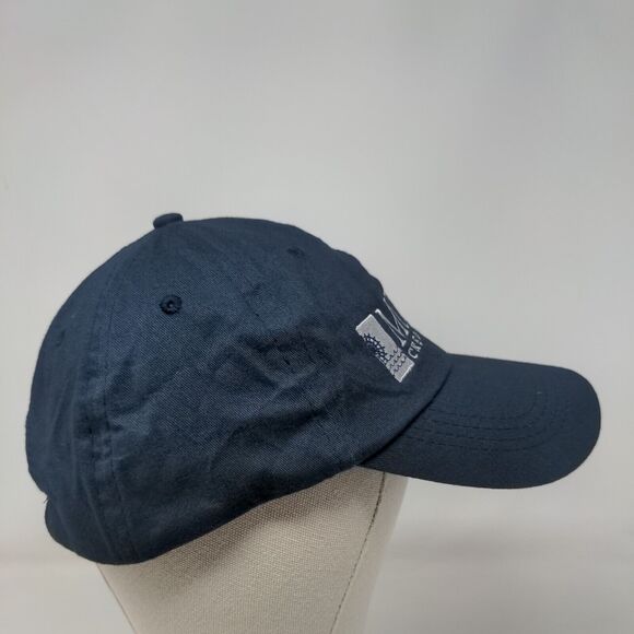 Mutual Credit Union Slideback Hat Blue One Size Adjustable Embroidered 6 Panel - Picture 4 of 7